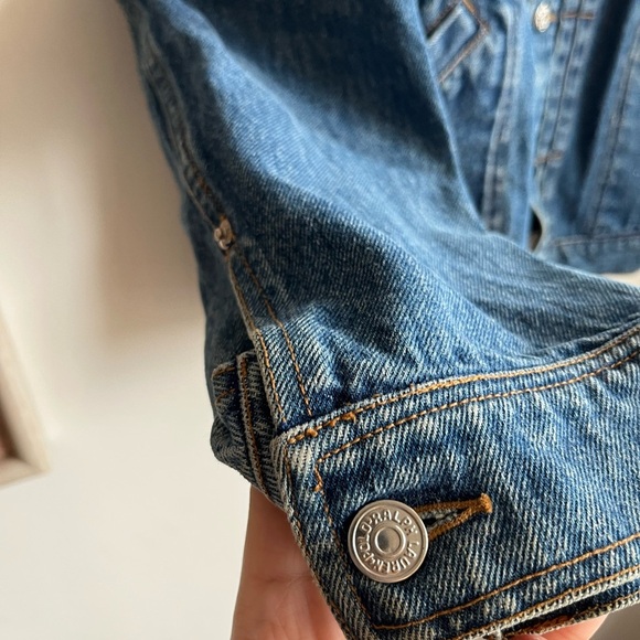 Ralph Lauren 100 % Cotton Denim Jean Jacket Vintage Size L - Picture 5 of 14